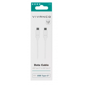 Vivanco 37561 USB Type-C to USB Type-C  Data Cable 1,2m