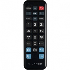 Vivanco Simple Basic Easy LG Only TV Remote Control Zapper | Suitable For Elderly | Less Buttons - 1