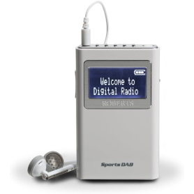 Roberts Sports DAB5 Portable DAB Radio DAB/DAB+ and FM – Pocket-sized Personal Radio