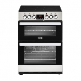 Belling Cookcentre 60E Electric Cooker with Ceramic Hob - Stainless Steel