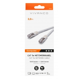 Vivanco 45332 CAT 5e network cable, 3m