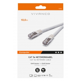 Vivanco 45334 CAT 5e network cable, 10m
