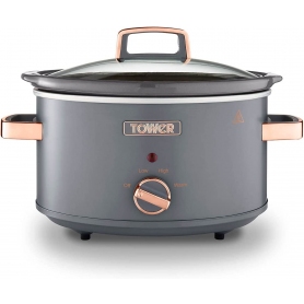 Tower T16042GRY Cavaletto 3.5 Litre Slow Cooker - 0