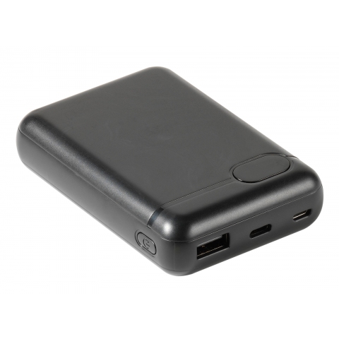 Vivanco 60081 POWER BANK WITH LCD DISPLAY & ADAPTER CABLE â€“ 10,000mAh
