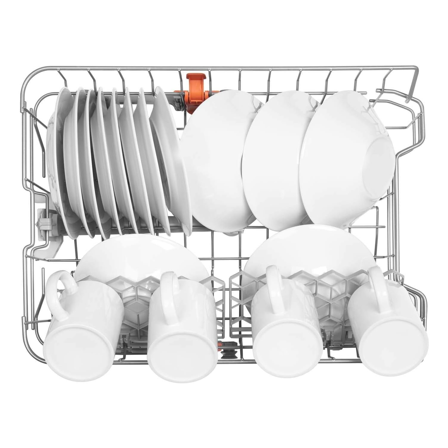 Hotpoint HSFE1B19 White Slimline 10 Place Freestanding Dishwasher full image