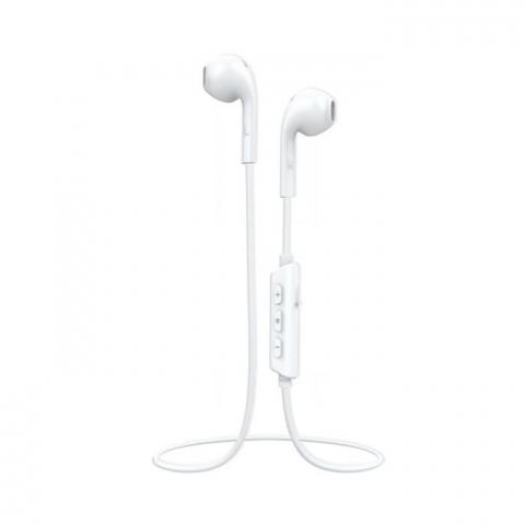 Vivanco 61736 BluetoothÂ® In-Ear Headset, Eggshape Design - White