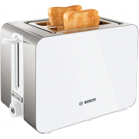 Bosch Sky TAT7201GB 2 Slice Toaster - White - with Automatic Bread Centering Feature