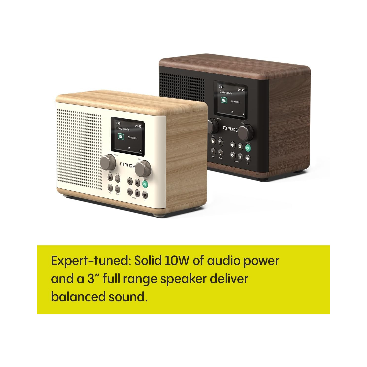 Pure Classc H4 Dgtalrado (DAB) (Dgtalrado (DAB), FM-Tuner, UKW