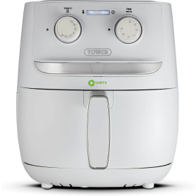 Tower T17126WHT Vortx Air Fryer with Manual Controls 1500W 3.8L - White - 0