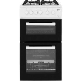Beko KDG581W 50cm Gas Cooker with Full Width Gas Grill - White