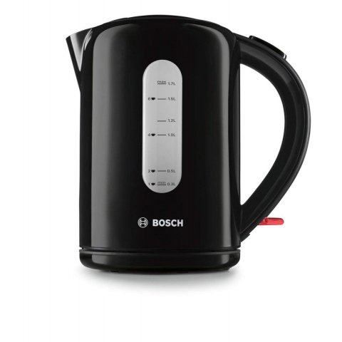 Bosch TWK76033GB Village Collection Kettle, 1.7 L - Black [Energy Class A+]