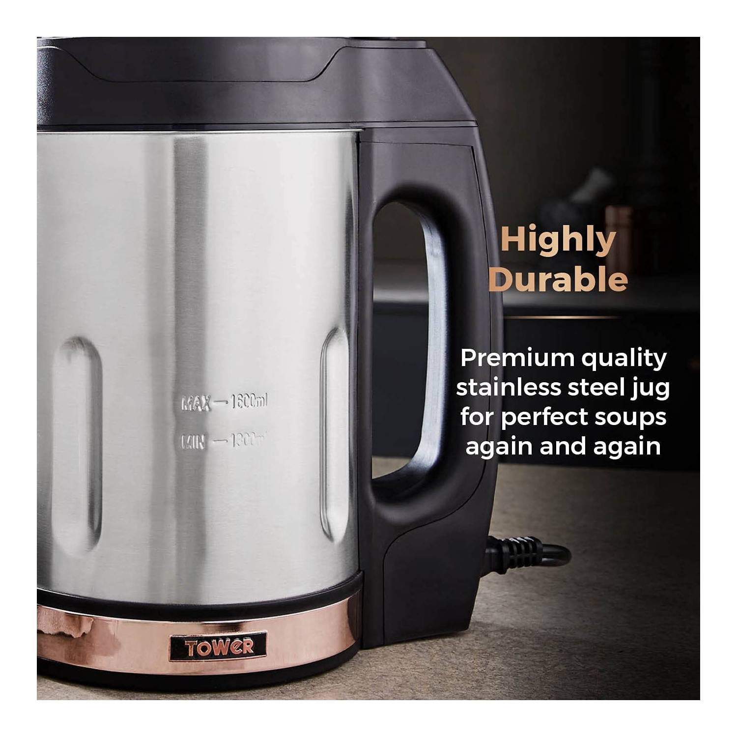 Morphy Richards Perfect Soup Maker 1.6L Stainless Steel