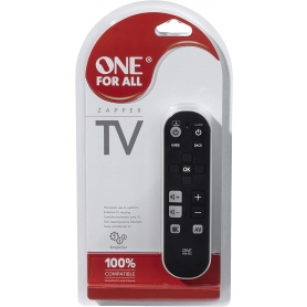 One For All TV Zapper Universal Remote Control - Operates 3 devices (TV Freeview and Audio)