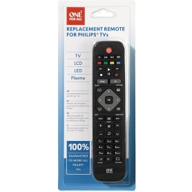 One For All Philips TV Replacement remote – Works with ALL Philips televisions - 0
