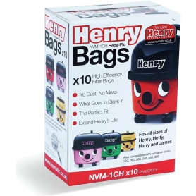 Henry NVM-1CH/907075 HepaFlo Vacuum Bags, Pack of 10