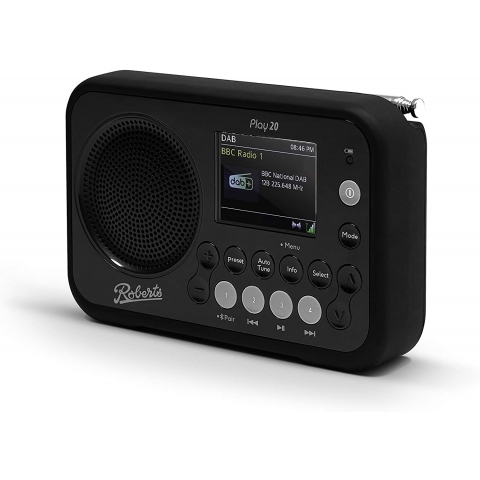 Roberts Play20 DAB Radio - Black
