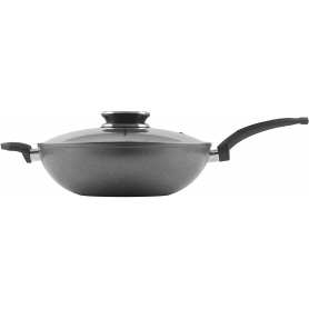 Tower T81279 Wok Pan, Cerastone, Forged Aluminium with Easy Clean Non-Stick Ceramic Coating, Graphit