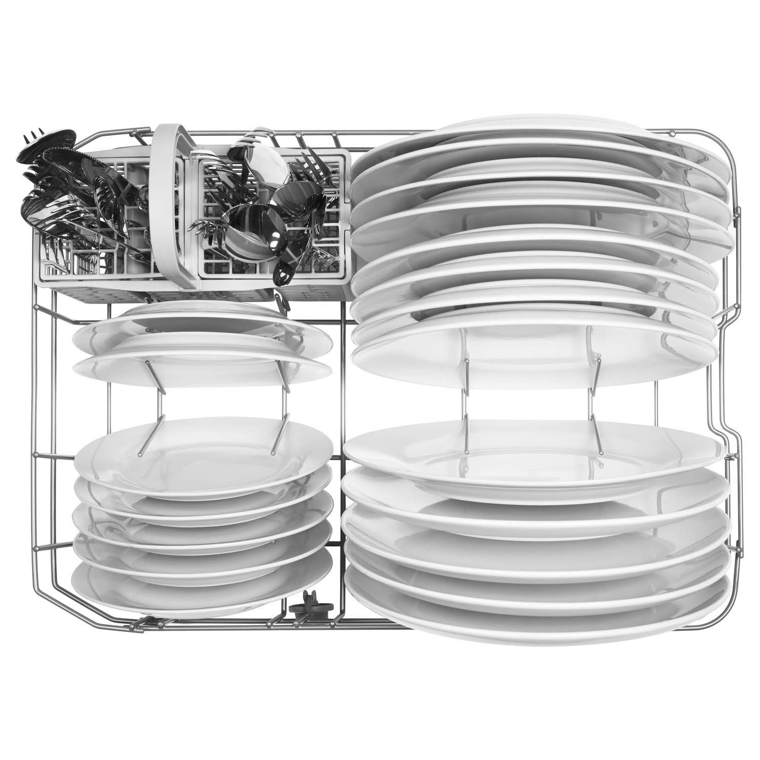 Hotpoint HSFE1B19 White Slimline 10 Place Freestanding Dishwasher full image