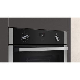 NEFF B4ACF1AN0B N50 Single Oven with Slide & Hide and Circotherm, Stainless Steel - 1