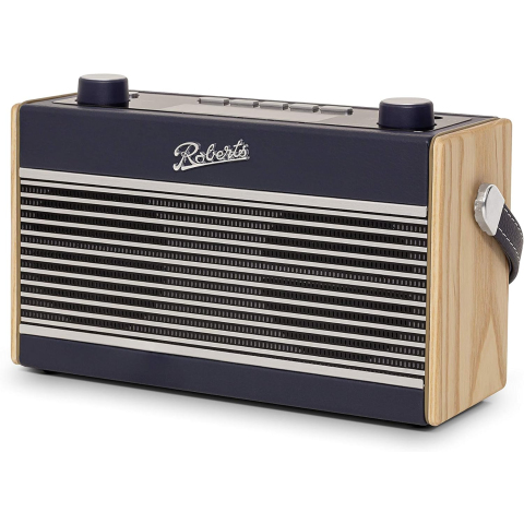 Roberts RAMBLERBTSNB Bluetooth Stereo Radio - Navy Blue