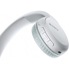 Sony WH-CH510 Wireless Bluetooth Headphones, 35 Hours Battery Life White - 2