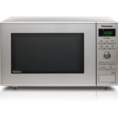 Panasonic NN-SD27HSBPQ Solo Microwave Oven, Stainless Steel