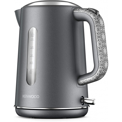 Kenwood ZJP05.A0GY Abbey Grey design Small Glass Kettle, 0.85 Litre