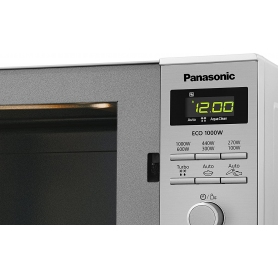 Panasonic NN-SD27HSBPQ Solo Microwave Oven, Stainless Steel - 2