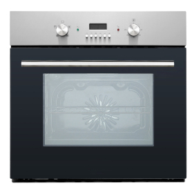 Culina CUL57PGSS Built In Single Electric Fan Oven - Stainless Steel - 0