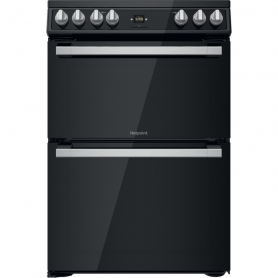 Hotpoint HDT67V9H2CBUK Electric Cooker with Ceramic Hob in Black - 0