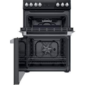 Hotpoint HDT67V9H2CBUK Electric Cooker with Ceramic Hob in Black - 1