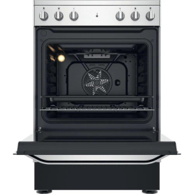 Hotpoint HS67V5KHX 60cm Double Oven Electric Cooker with Ceramic Hob - Stainless Steel - 2