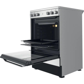 Hotpoint HS67V5KHX 60cm Double Oven Electric Cooker with Ceramic Hob - Stainless Steel - 3