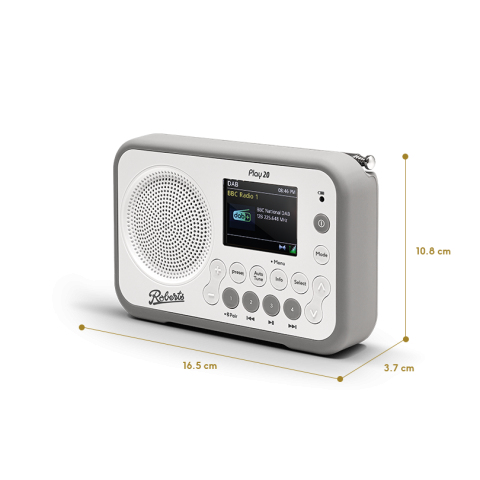 Roberts Play 20 DAB Radio in White