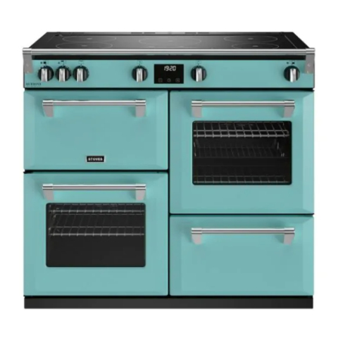 Stoves Richmond Deluxe 110cm Induction Range Cooker - Country Blue