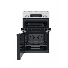 Hotpoint HDM67G0CCW/UK Gas Cooker - White - 1