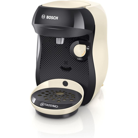 TASSIMO by Bosch Happy TAS1007GB Coffee Machine - Black/Cream