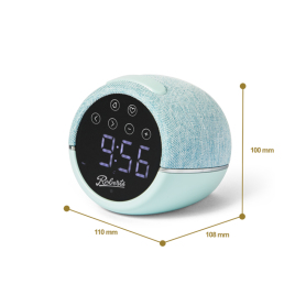 Roberts ZEN Duck Egg Blue FM Clock Radio