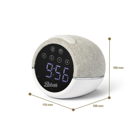 Roberts ZEN White FM Clock Radio