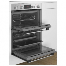 Bosch Series 2 NBS113BR0B Built Under Electric Double Oven - Stainless Steel - 2