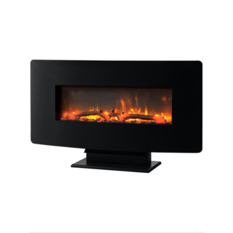 Culina ICONCV915BK Pedestal or Wall Mounted Fire