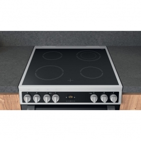 Hotpoint HDT67V9H2CW Ceramic Electric Cooker with Double Oven - 1