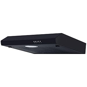 SIA STH60BL 60cm Black Slimline Visor Cooker Hood Kitchen Fan thumbnail image