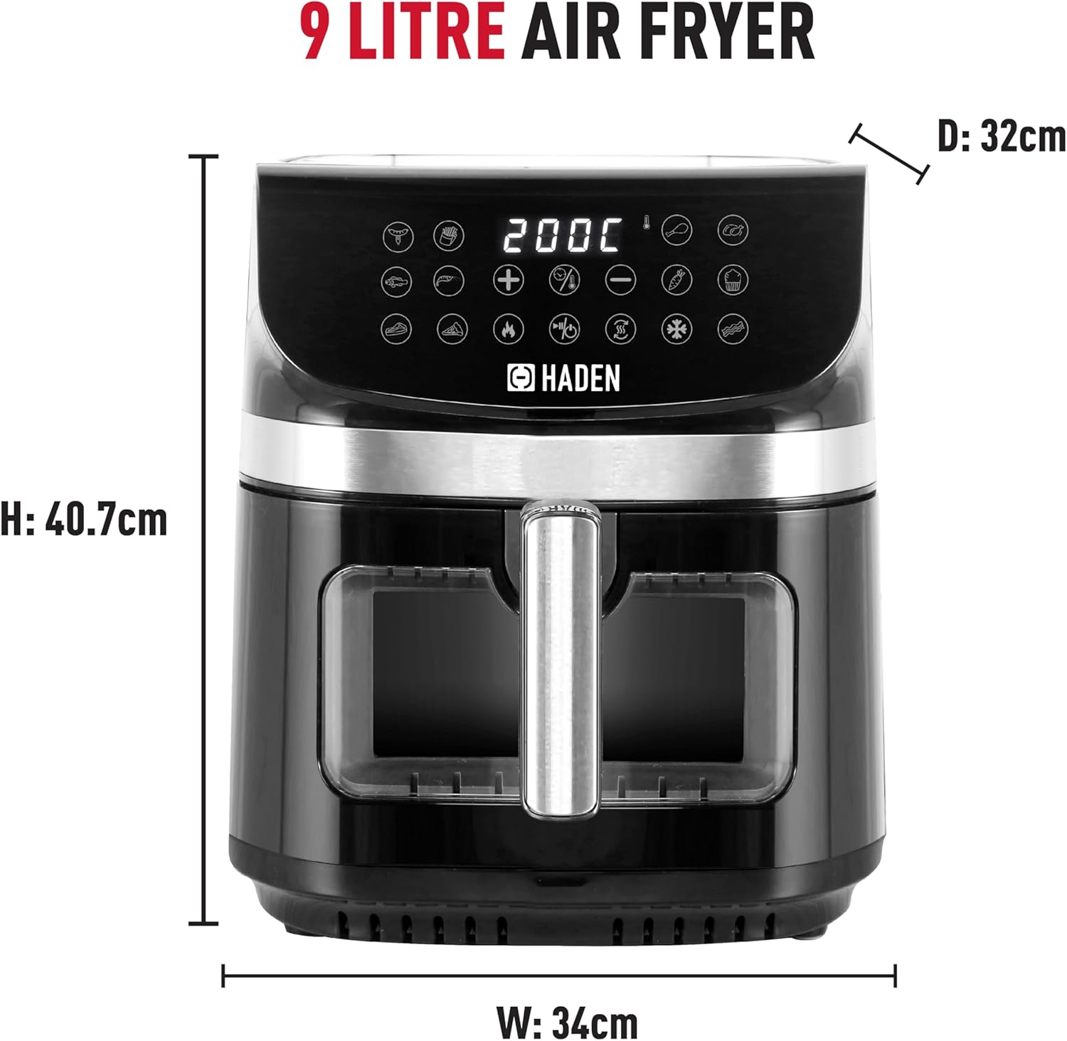 Haden 210845 9L Digital Air Fryer thumbnail image