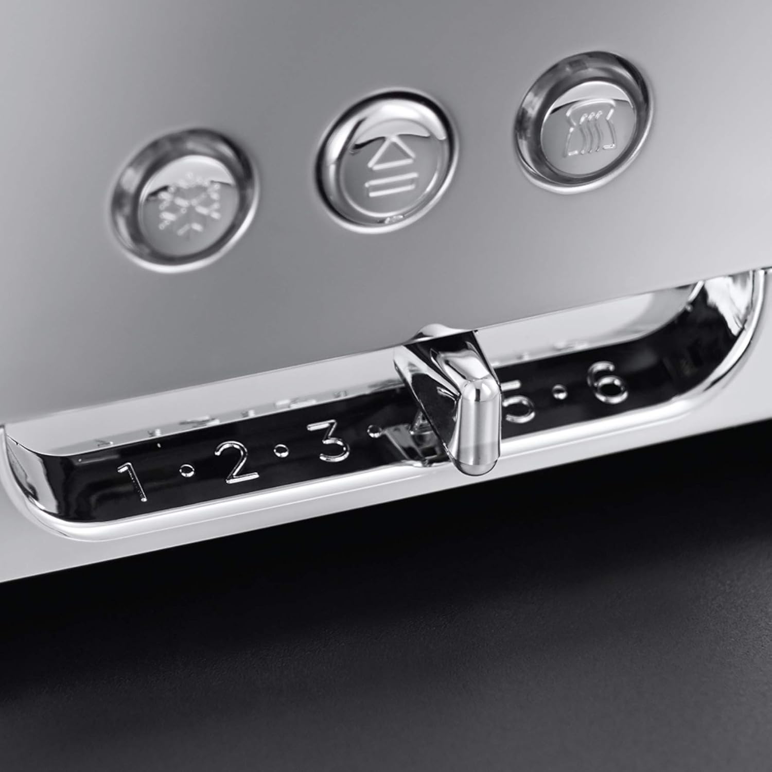 Russell Hobbs Long Slot 2 Slice Luna Toaster with Faster Toasting Technology Stainless Steel with Copper Accents, 24310 thumbnail image