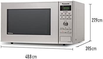 Panasonic NN-SD27HSBPQ Solo Microwave Oven, Stainless Steel thumbnail image