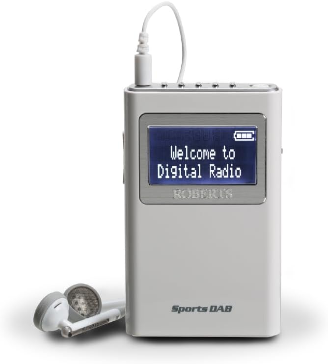 Roberts Sports DAB5 Portable DAB Radio DAB/DAB+ and FM â€“ Pocket-sized Personal Radio thumbnail image