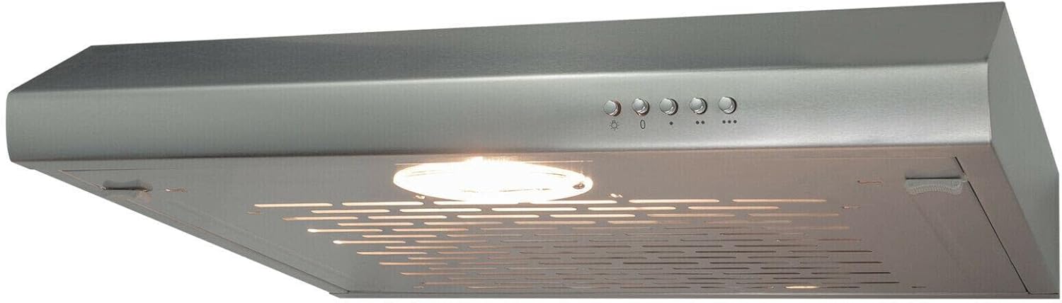 SIA STH60SS 60cm Stainless Steel Slimline Visor Cooker Hood Kitchen Extractor thumbnail image
