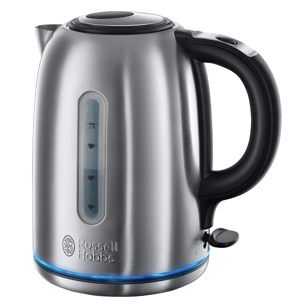 Russell Hobbs 20460 Buckingham Quiet Boil Kettle, 3000 W, 1.7 Litre, Brushed Stainless Steel thumbnail image
