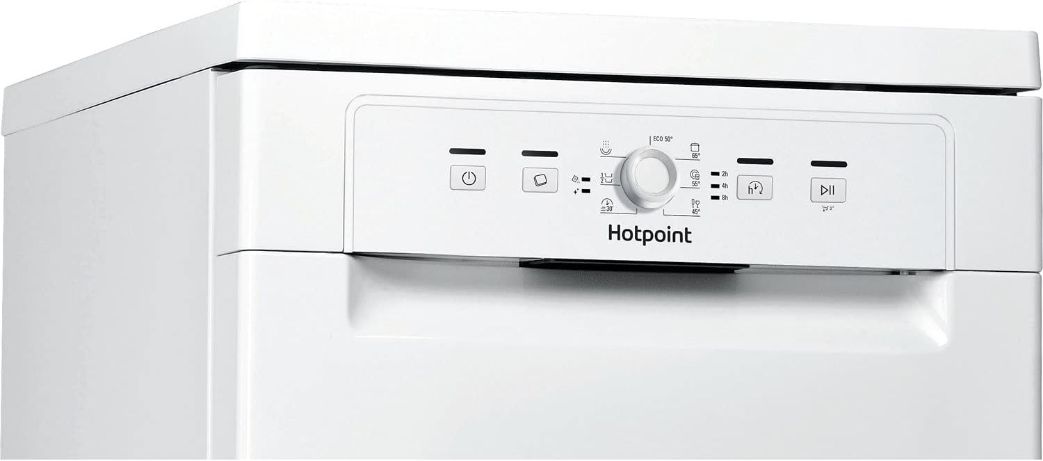 Hotpoint HSFE1B19 White Slimline 10 Place Freestanding Dishwasher thumbnail image